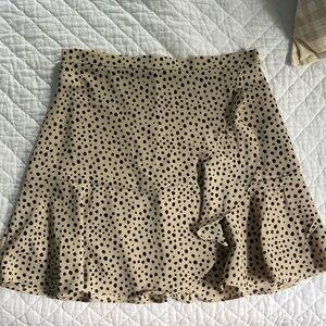 Black Polka Dot Skirt